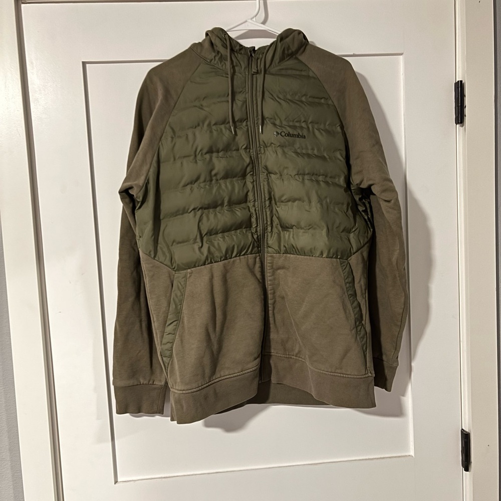Columbia Men's Two-Tone Green Puffer Jacket